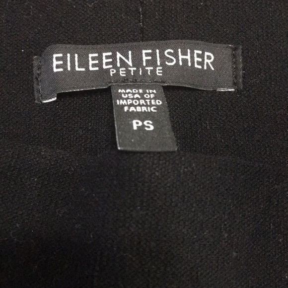 Eileen Fisher Pull on Black Petite small Pants. - Picture 3 of 8